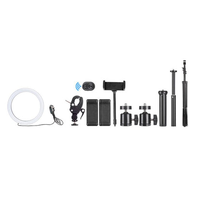 LED Ring Light With Phone Tripod Stand Kit 10"